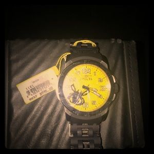 Rare invicta black spider watch